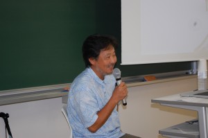 洲澤育範氏による講演