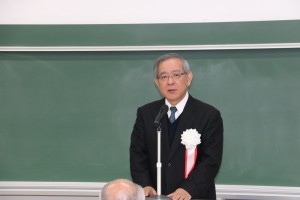 川波学長のあいさつ