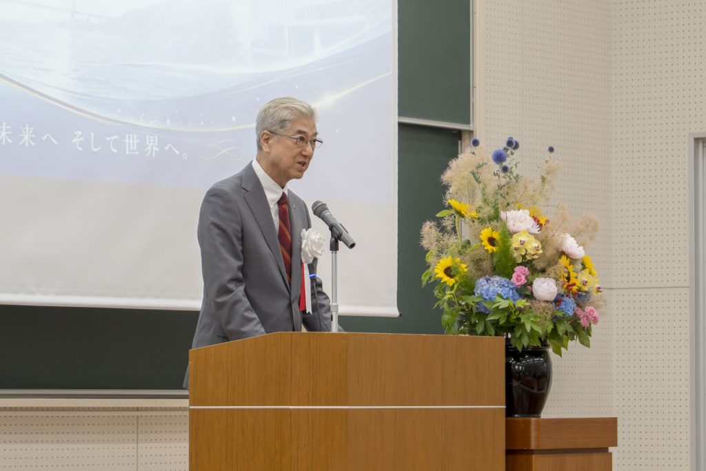 三木理事長による挨拶